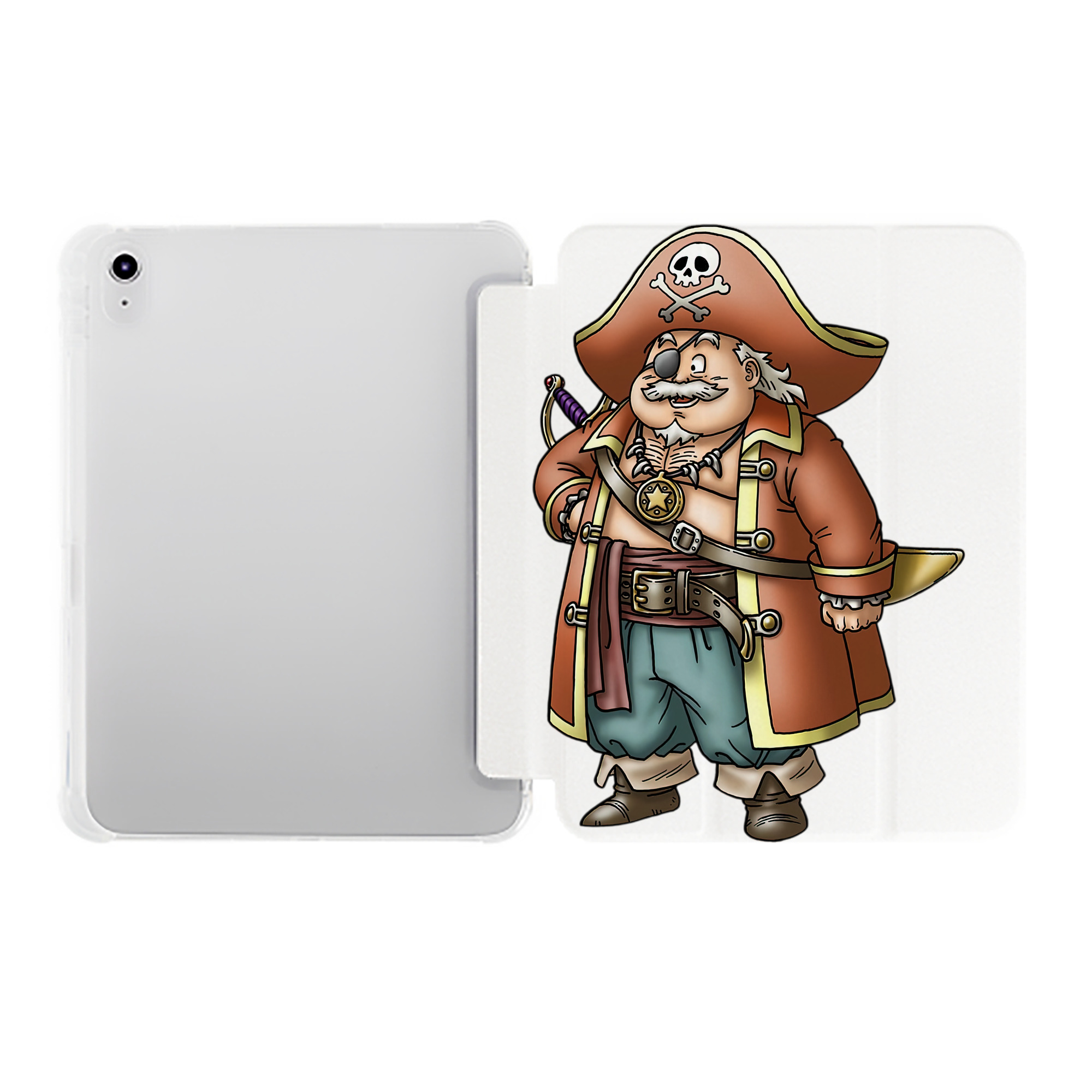 （画像用） ドラゴンクエスト Doragon Kuesuto Dragon Quest IPad ケース ペン収納付き 三つ折りスタンド PUレザー×シリコン 対応機種9.5/10.5/10.9インチ